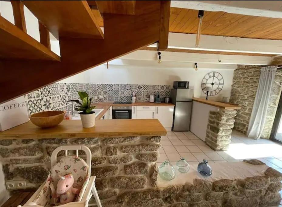 Maison De Pecheur Bord De Mer Bois Et Pierre 6-8 Pers Plobannalec Exterior foto